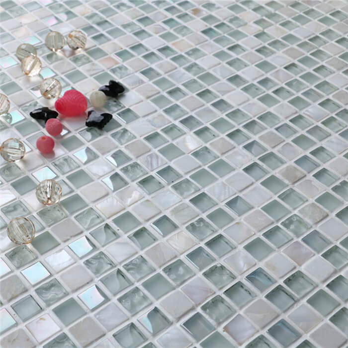 glittering effect material mixed square mosaic tile.jpg