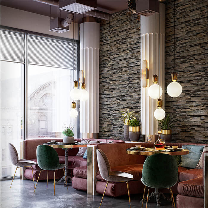 restaurant rustic wal decoration cultured stone veneer.jpg