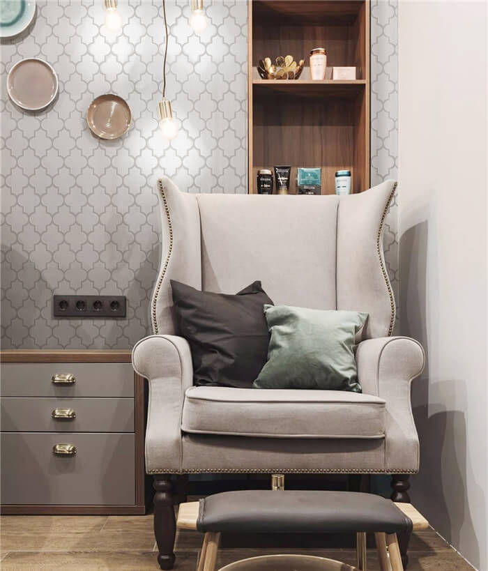 hair salon installed with a white arabesque tile backsplash.jpg