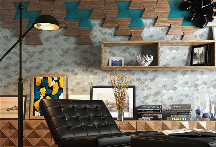 hoffice using fan shaped mosaic tile for wall decoration.jpg