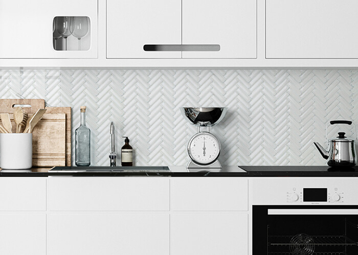 kitchen using fambe effect herringbone white tile.jpg