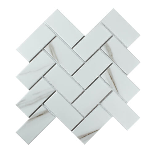 calacatta marble effect herringbone floor and wall tile.jpg