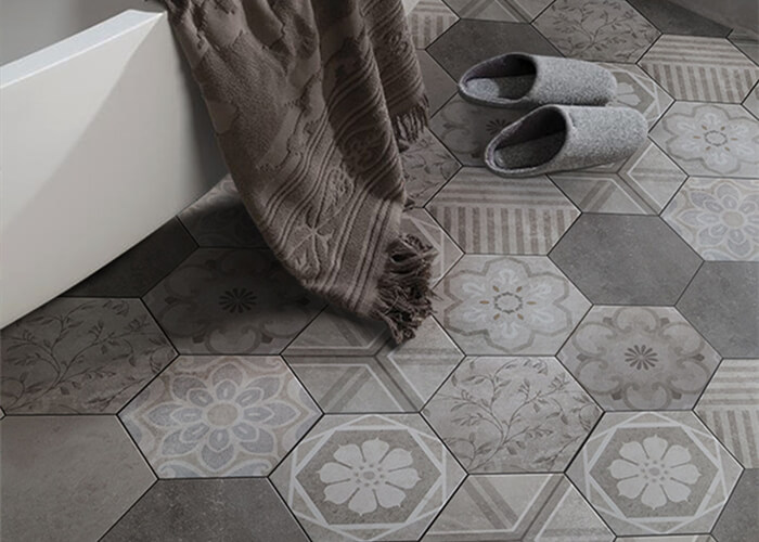 floral pattern mosaic decorative floor tile bathroom.jpg