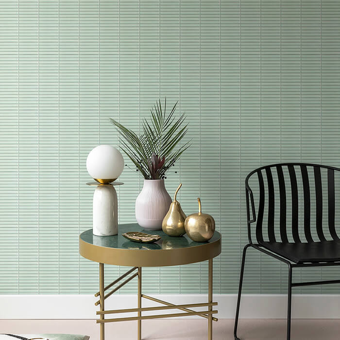 fresh green decorative mosaic tile strip for reception room decoration.jpg