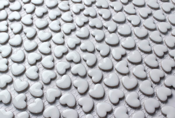 glossy white small heart shape mosaic tile.jpg