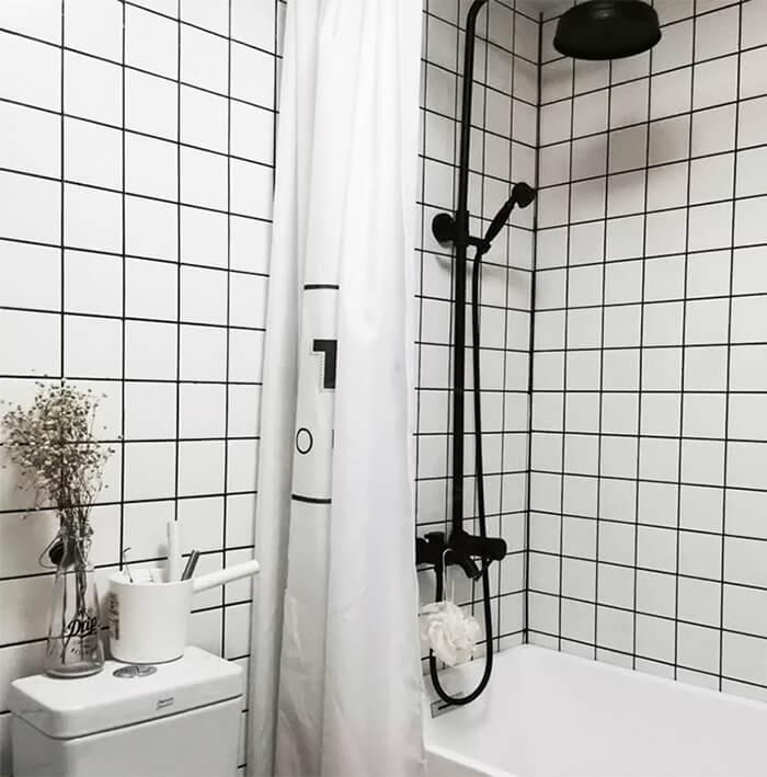 shower using matt white tile of premium quality.jpg