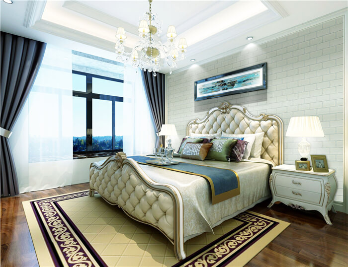 off white tile wall as bedroom headboard.jpg