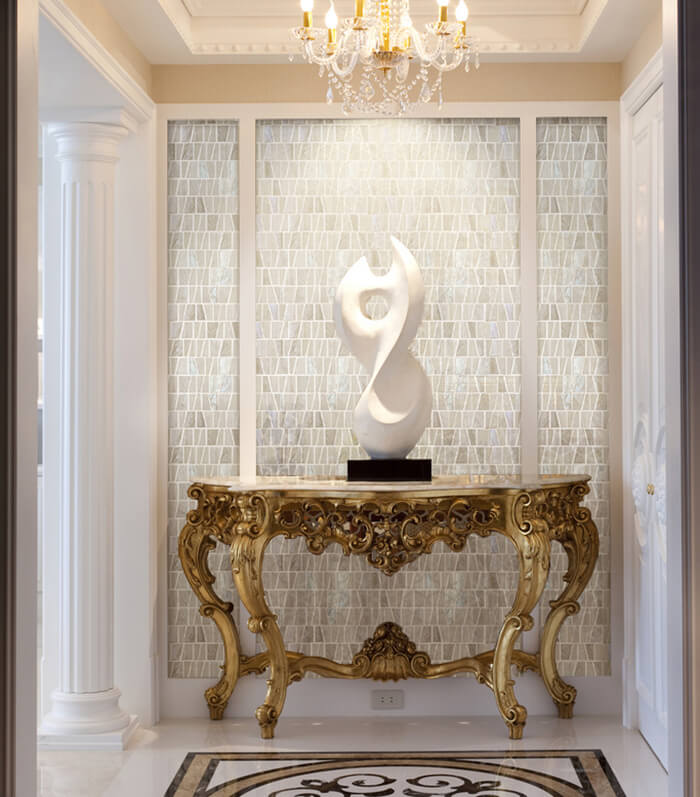 irregular shaped glass tile for accent wall.jpg