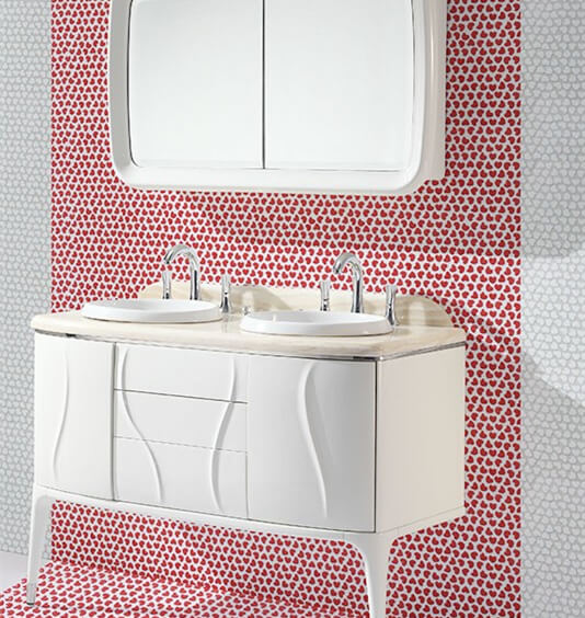 bold sweet bathroom design with heart shaped mosaic tiles.jpg