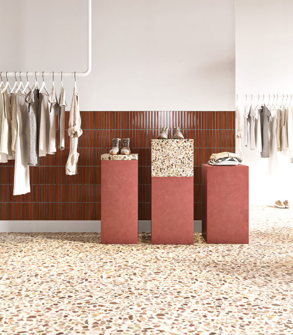 long strips mosaic tiles for unique fashion shop.jpg