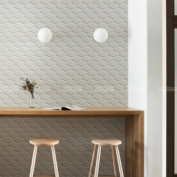 Dress up a characteristic wall with hexgaon ceramic mosaic.jpg