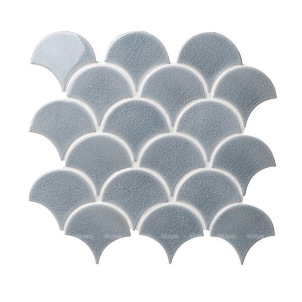 20 light grey single crack fish scale porcelain mosaic CZB319X.jpg