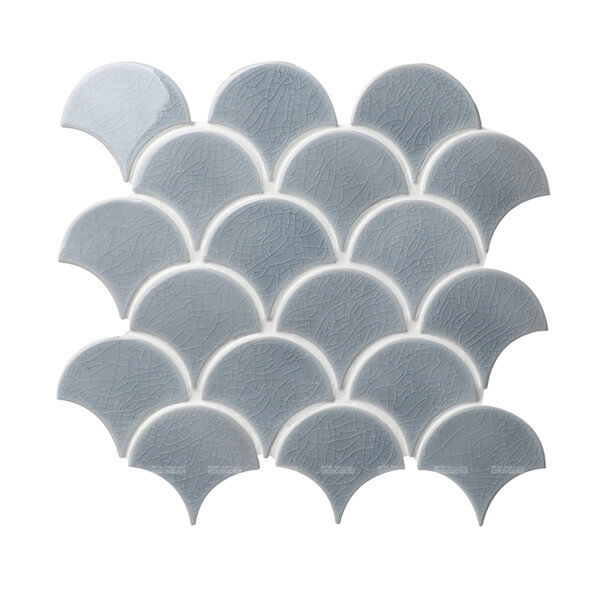 20 light grey single crack fish scale porcelain mosaic CZB319X.jpg