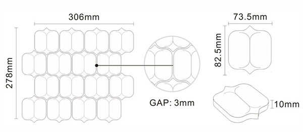 Lantern tiles details