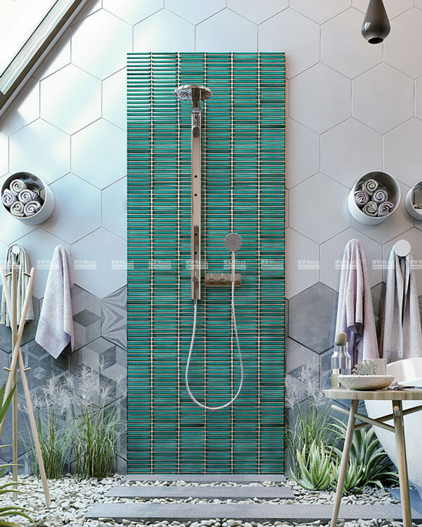 fresh breath mosaic tiles