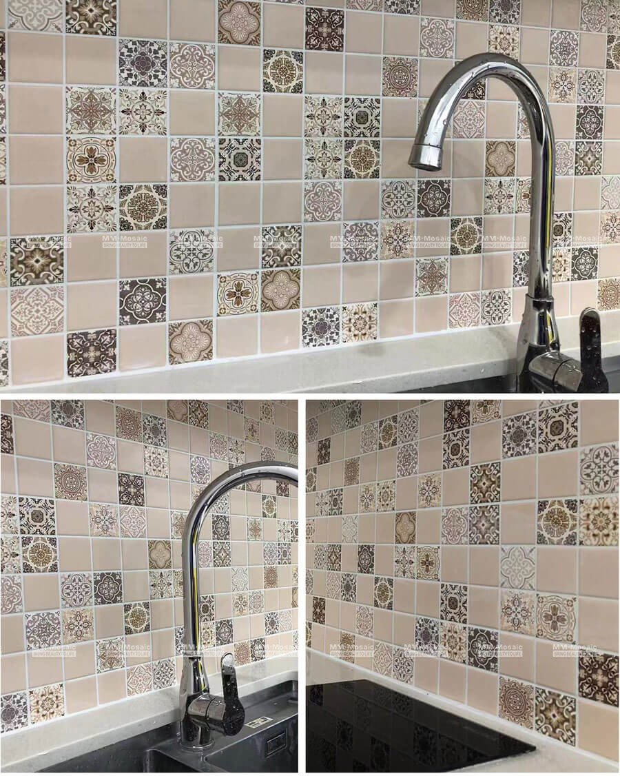 the home renovation of moroccan style tile backsplash