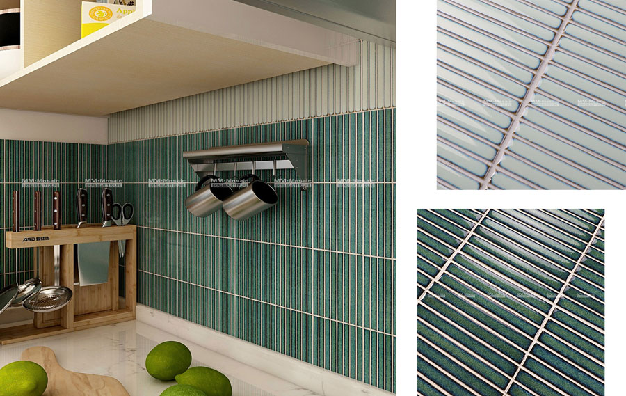 factory direct supply striped tile backsplash