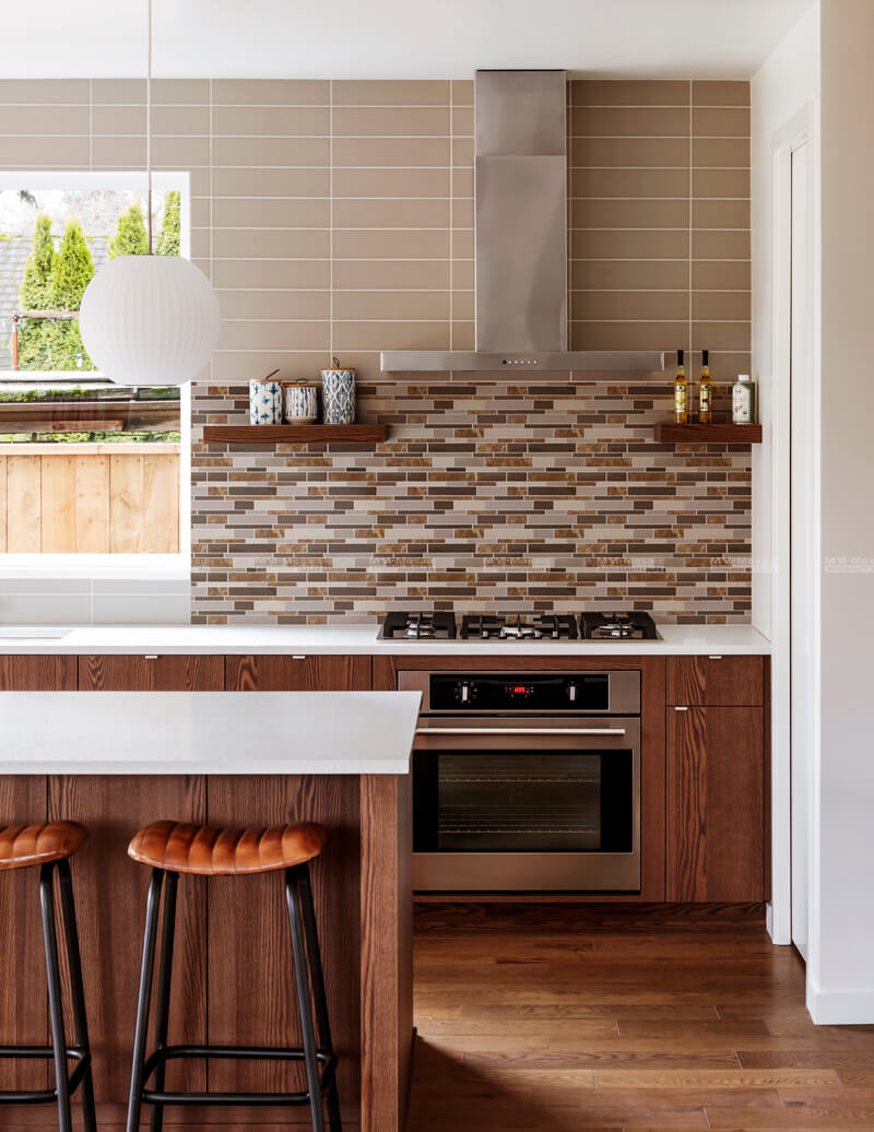 Modern Kitchen Design With Peel and Stick Backsplesh ZOD6002-PS