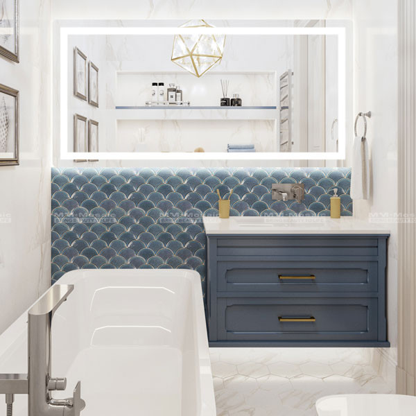 fan shaped mosaic tile blue for bathroom wall decor ZOC3601.jpg