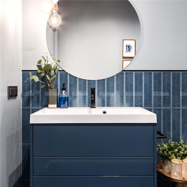 handmade split face classic blue tiles for bathroom CZO601JF.jpg