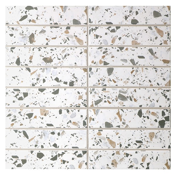 Terrazzo Look Porcelain Finger Tiles ZOF8901