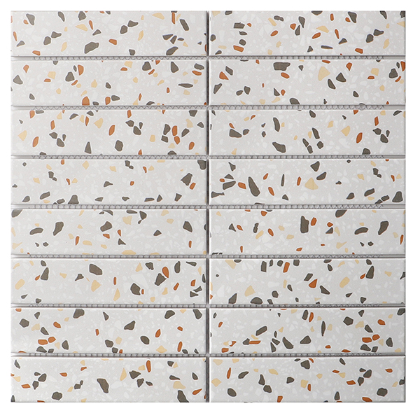 Terrazzo Look Porcelain Finger Tiles ZOF8903