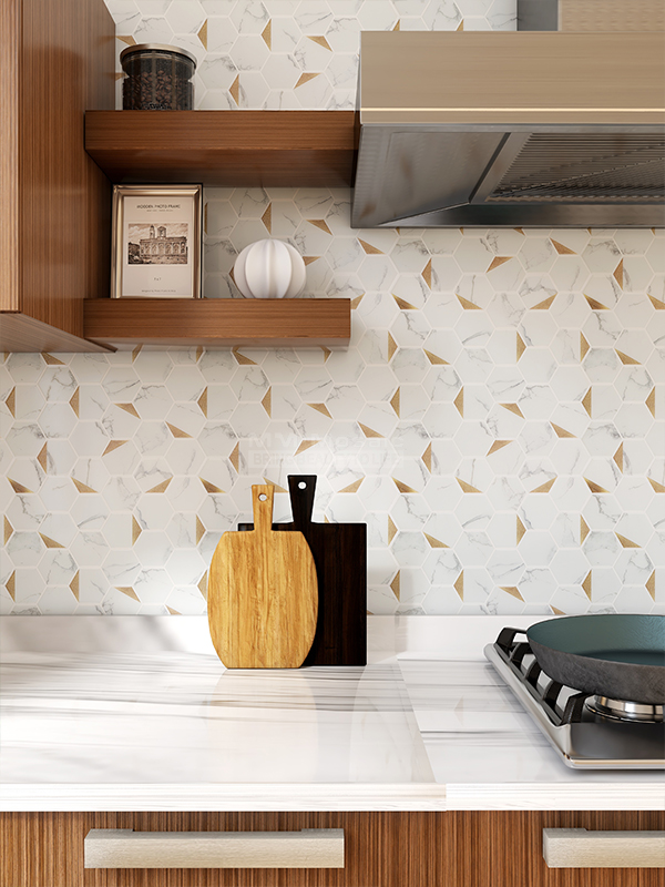 peel and stick tile backsplash