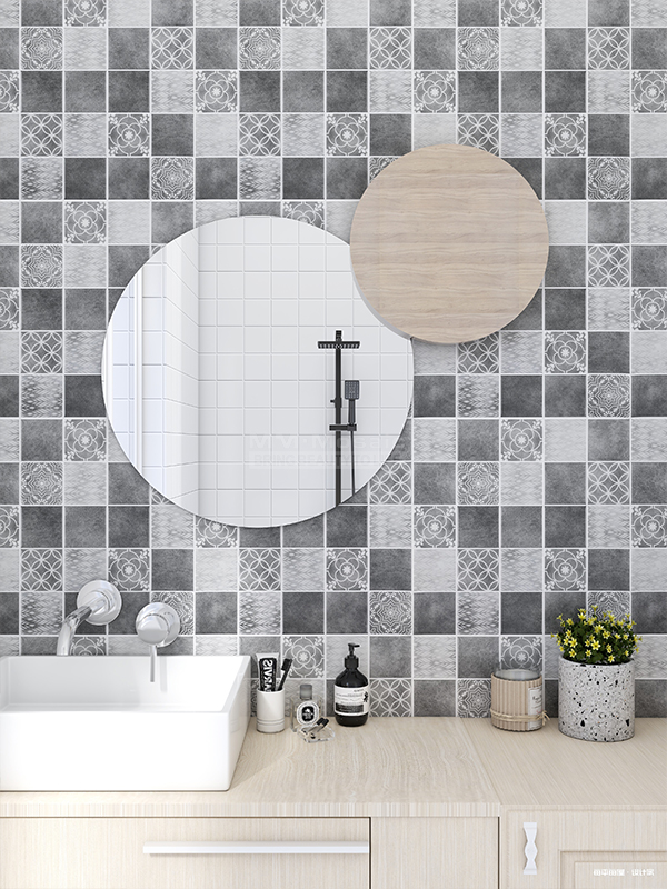 pattern bathroom mosiac tile