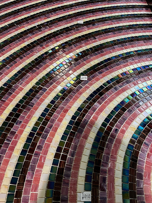 mosaic pattern for shower floor