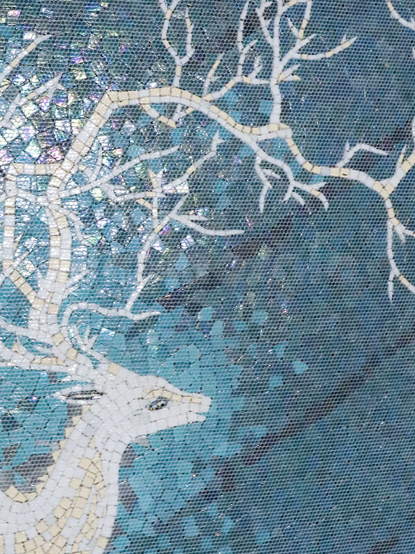 Deer Pattern Mosaic Art