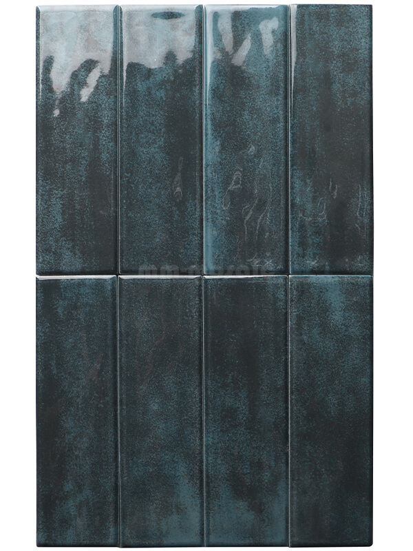 60x200mm Wavy Subway Tile Dark Sea ZGF3604