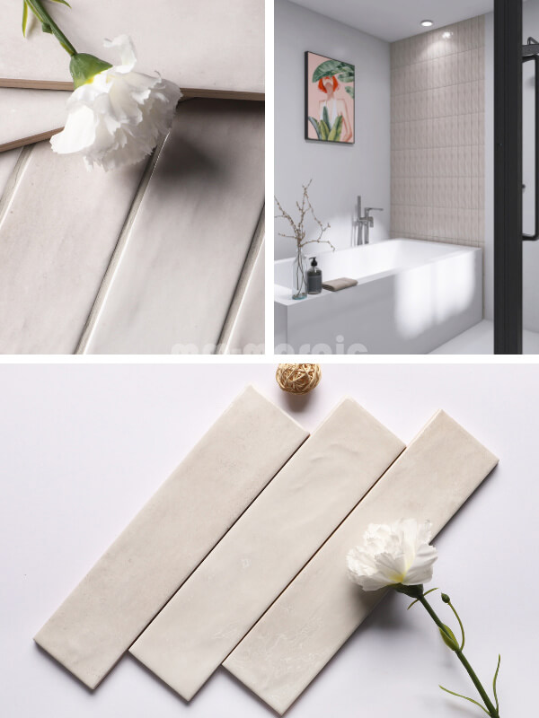 pure white subway tile