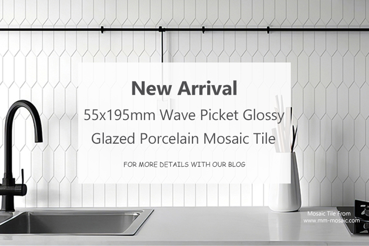 New Arrival 55x195mm Wave Picket Glossy Glazed Porcelain Mosaic Tile.jpg
