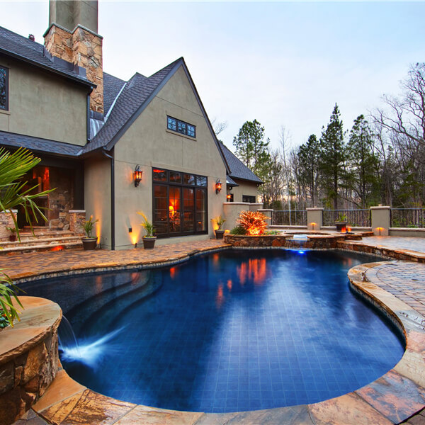 blue wave cobalt steel wall pool