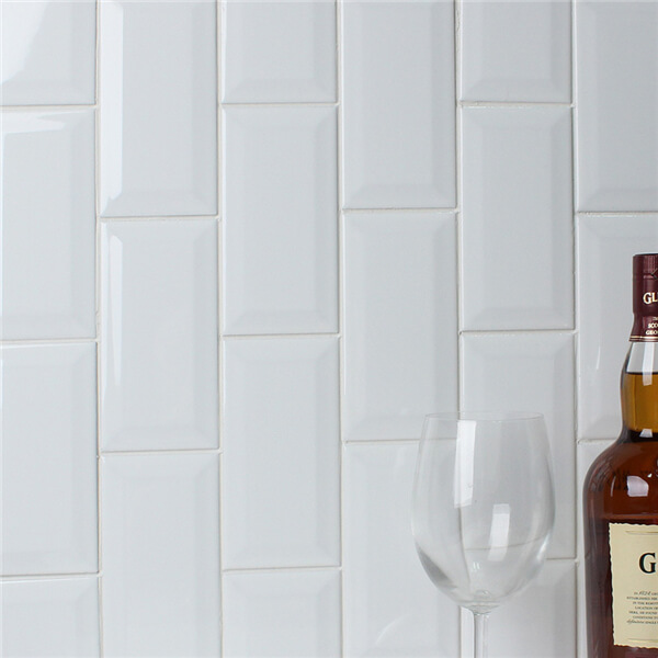 Borde biselado CZG201MDQ, Azulejo de mosaico, azulejo del subterráneo