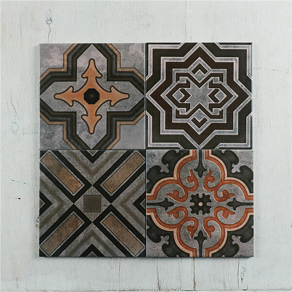 Wholesale 8x8 Decorative Wall Tiles, Floral Pattern Floor Tile