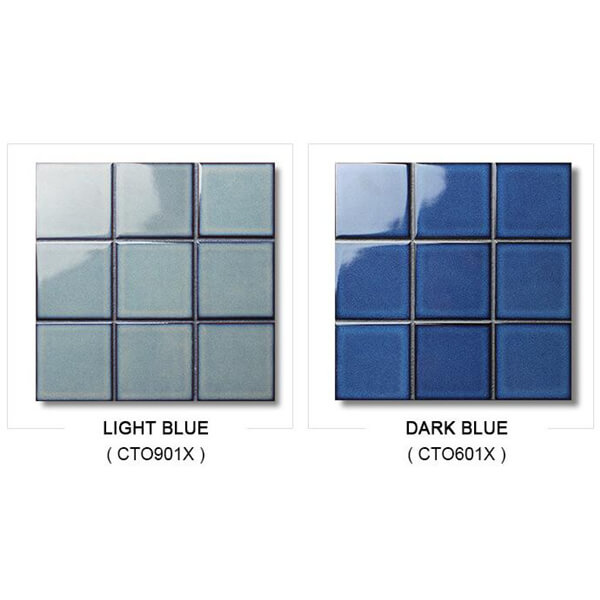 Crystal CTO901X, los patrones del azulejo de la piscina, mosaico de