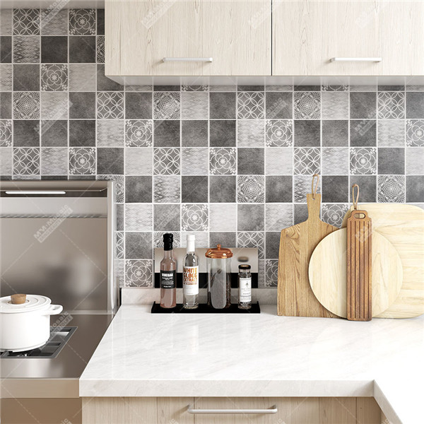 Foshan Factory PVC Square Moroccan Peel And Stick Mosaic Tiles for