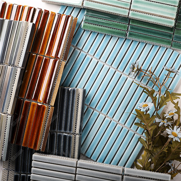 全国どこでも送料無料！ Foshan Supplier Strip Stackbond Porcelain Glazed 12x92mm ジャケット・アウター