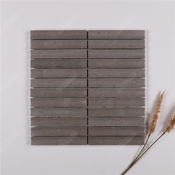 MM-Mosaic | Wholesale 3D Concave Curve Stackbond Finger Grey