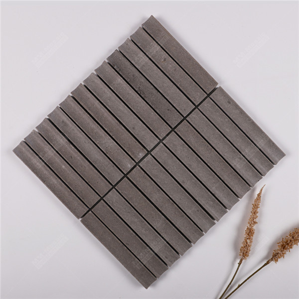 MM-Mosaic | Wholesale 3D Concave Curve Stackbond Finger Grey